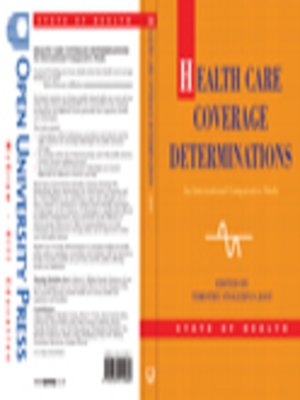 cover image of Health Care Coverage Determinations